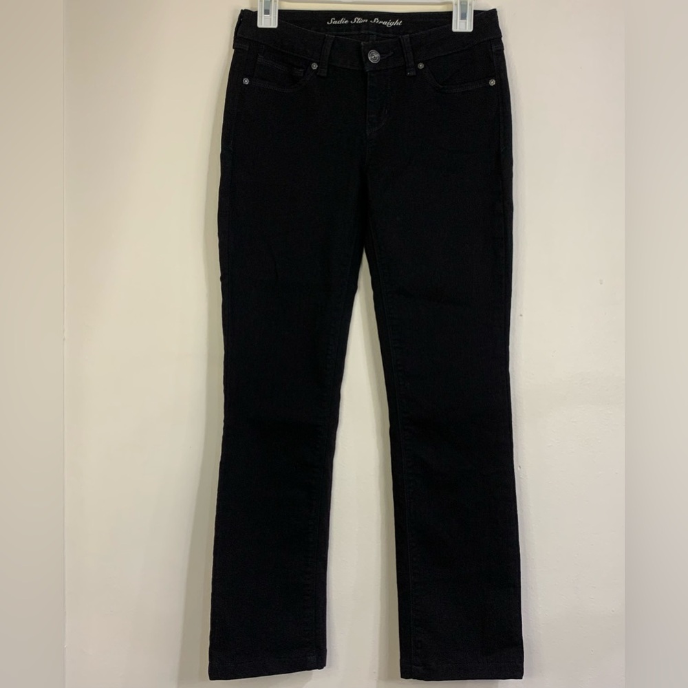 Black Slim Straight Leg Jeans Women's Size 27